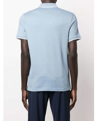 Мужская голубая футболка-поло от Michael Kors Collection