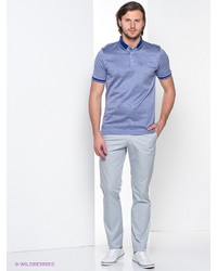 Мужская голубая футболка-поло от MONDIGO