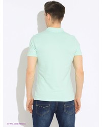 Мужская голубая футболка-поло от Oodji