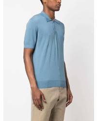 Мужская голубая футболка-поло от Altea