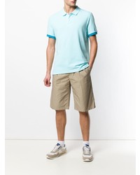 Мужская голубая футболка-поло от Vilebrequin