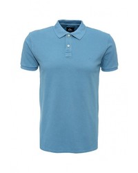 Мужская голубая футболка-поло от Quiksilver