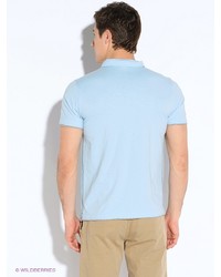 Мужская голубая футболка-поло от s.Oliver