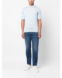 Мужская голубая футболка-поло от Lardini