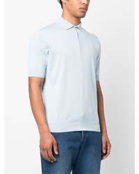 Мужская голубая футболка-поло от Lardini