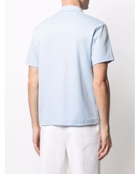 Мужская голубая футболка-поло от Viktor & Rolf