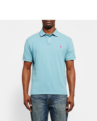 Мужская голубая футболка-поло от Polo Ralph Lauren