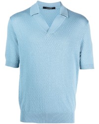 Мужская голубая футболка-поло от Tagliatore