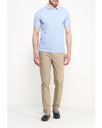 Мужская голубая футболка-поло от Tom Farr