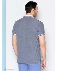 Мужская голубая футболка-поло от Trussardi