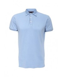 Мужская голубая футболка-поло от Trussardi Jeans