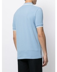 Мужская голубая футболка-поло от Fred Perry