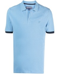 Мужская голубая футболка-поло от Vilebrequin