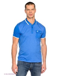 Мужская голубая футболка-поло от Voi Jeans