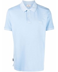 Мужская голубая футболка-поло от Woolrich