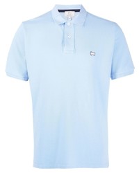 Мужская голубая футболка-поло от Woolrich