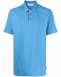 Мужская голубая футболка-поло от Z Zegna