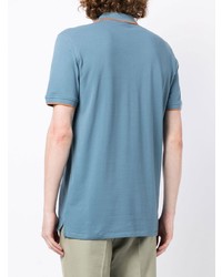 Мужская голубая футболка-поло от PS Paul Smith