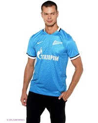 Мужская голубая футболка с v-образным вырезом от Nike