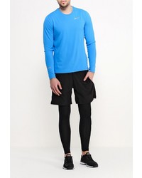 Мужская голубая футболка с длинным рукавом от Nike
