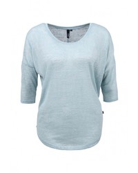 Женская голубая футболка с длинным рукавом от s.Oliver Denim