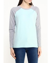 Женская голубая футболка с длинным рукавом от Sela