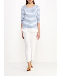 Женская голубая футболка с длинным рукавом от Tom Tailor