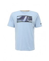 Мужская голубая футболка с круглым вырезом с принтом от Regatta