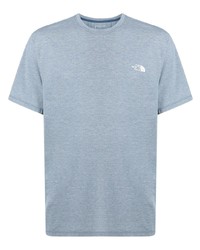 Мужская голубая футболка с круглым вырезом с принтом от The North Face