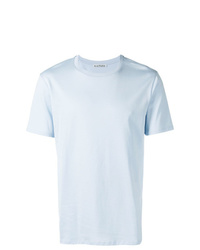 Мужская голубая футболка с круглым вырезом от Acne Studios
