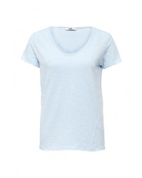 Женская голубая футболка с круглым вырезом от adL