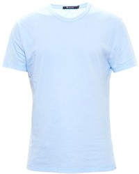 Мужская голубая футболка с круглым вырезом от Alexander Wang
