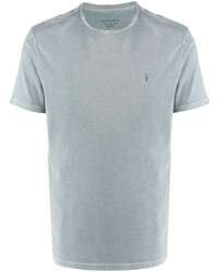 Мужская голубая футболка с круглым вырезом от AllSaints