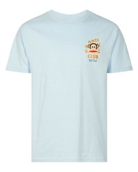 Мужская голубая футболка с круглым вырезом от Anti Social Social Club
