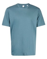 Мужская голубая футболка с круглым вырезом от Aspesi