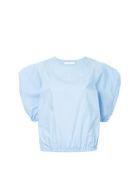 Женская голубая футболка с круглым вырезом от ASTRAET