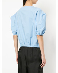 Женская голубая футболка с круглым вырезом от ASTRAET