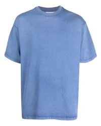 Мужская голубая футболка с круглым вырезом от Axel Arigato