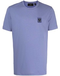 Мужская голубая футболка с круглым вырезом от Belstaff