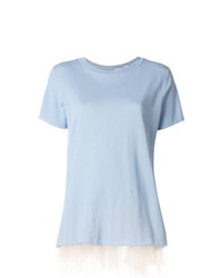 Женская голубая футболка с круглым вырезом от Blugirl