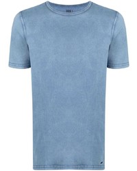 Мужская голубая футболка с круглым вырезом от BOSS HUGO BOSS