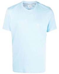 Мужская голубая футболка с круглым вырезом от C.P. Company