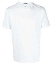 Мужская голубая футболка с круглым вырезом от C.P. Company