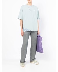 Мужская голубая футболка с круглым вырезом от FIVE CM