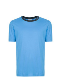 Мужская голубая футболка с круглым вырезом от CK Calvin Klein
