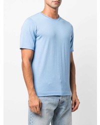 Мужская голубая футболка с круглым вырезом от GOES BOTANICAL