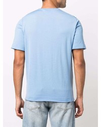 Мужская голубая футболка с круглым вырезом от GOES BOTANICAL
