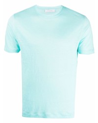 Мужская голубая футболка с круглым вырезом от Cruciani
