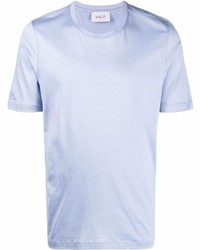 Мужская голубая футболка с круглым вырезом от D4.0