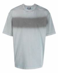 Мужская голубая футболка с круглым вырезом от Diesel